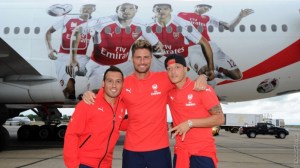 When I fly, the plane also has my likeness on it. (Source: www.arsenal.com)