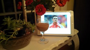 Alexis seems unhappy that the Monkey Tail is being served warm